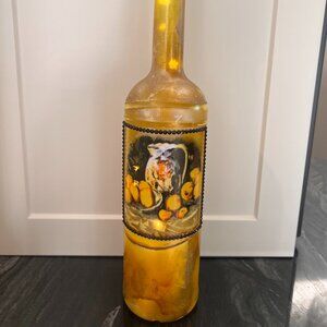 Handmade Custom Upcycled Lemon Bottle lights